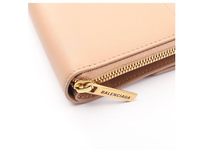 Balenciaga Envelope Tri-fold Geldbörse Beige - Ansicht 8