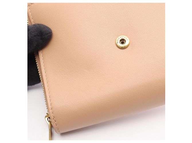 Balenciaga Envelope Tri-fold Geldbörse Beige - Ansicht 9