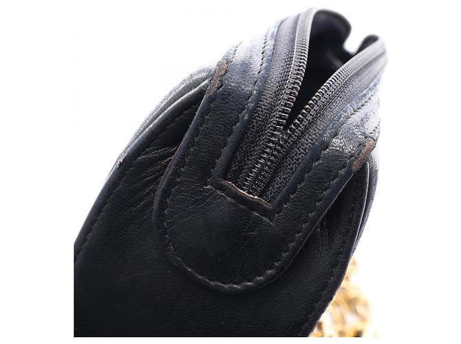 Borsa a mano in pelle nera Christian Dior Nero - vista 11