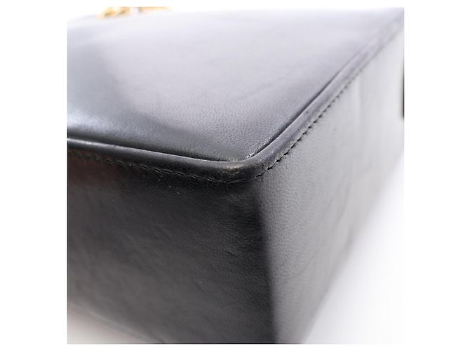 Borsa a mano in pelle nera Christian Dior Nero - vista 8
