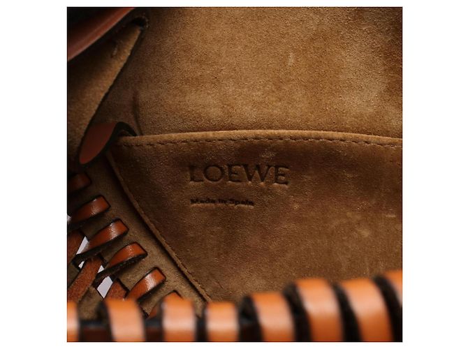 Loewe Gate Bag - Vuuven Small Leder-Schultertasche Braun - Ansicht 4