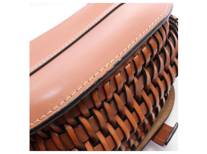 Loewe Gate Bag - Vuuven Small Leder-Schultertasche Braun - Ansicht 6