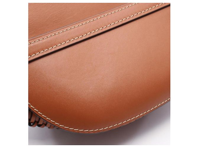 Loewe Gate Bag - Vuuven Small Leder-Schultertasche Braun - Ansicht 7
