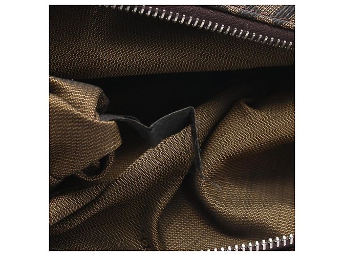 Borsa a tracolla Fendi Zucca Brown Marrone - vista 5