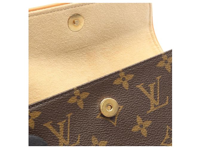 Borsa vita Louis Vuitton Pochette Florentine (XS) Marrone - vista 6