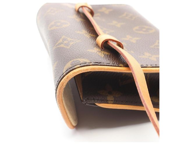 Borsa vita Louis Vuitton Pochette Florentine (XS) Marrone - vista 8