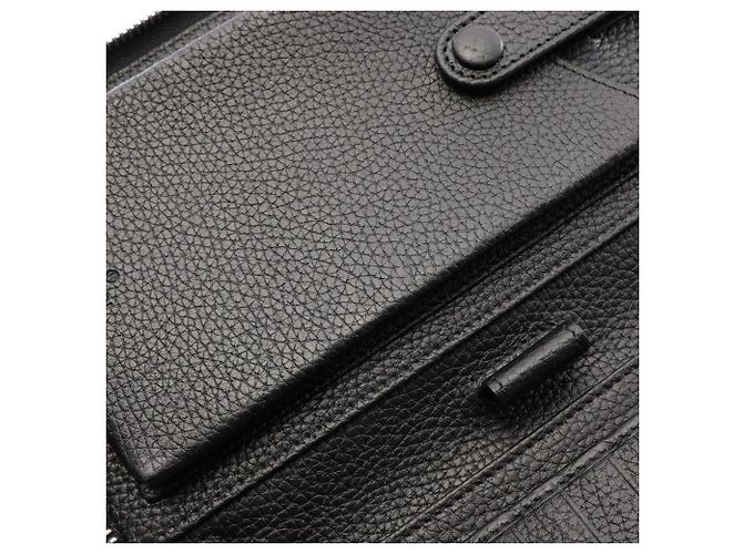 Portafoglio lungo Gucci Jumbo GG Travel Document Case Nero - vista 6