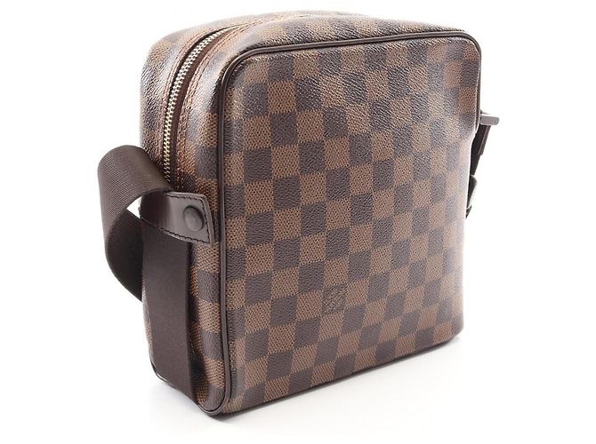 Sac à épaule Louis Vuitton Olaf PM Marron Damier ebène - vue 2