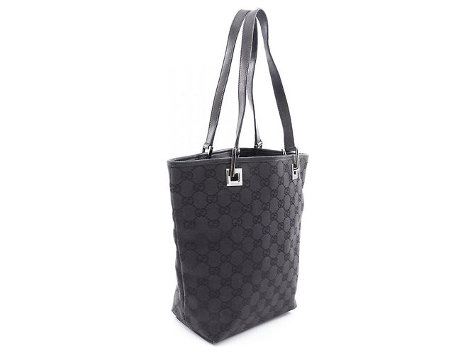 Bolso Tote Gucci GG Canvas Negro - vista 2