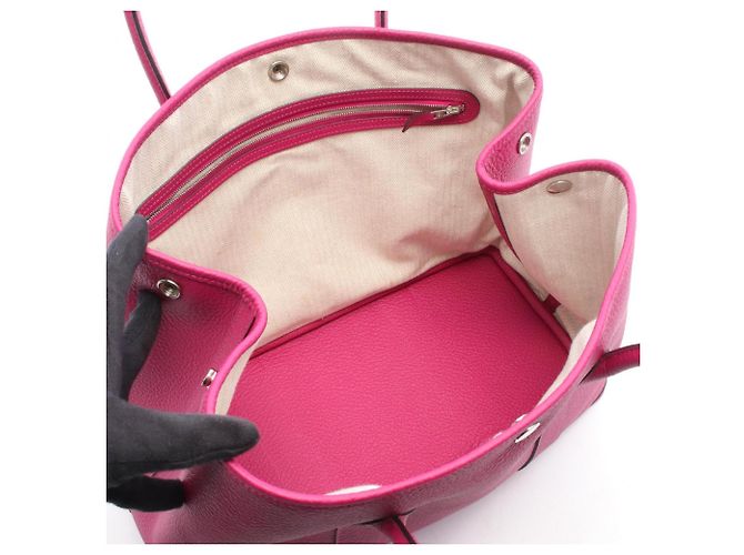 Hermès Hermes Garden Party PM Tote Bag Pink - Ansicht 3