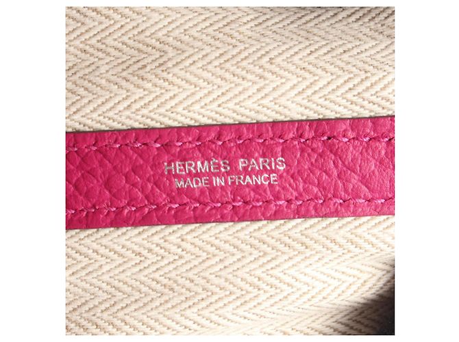 Hermès Hermes Garden Party PM Tote Bag Pink - Ansicht 4