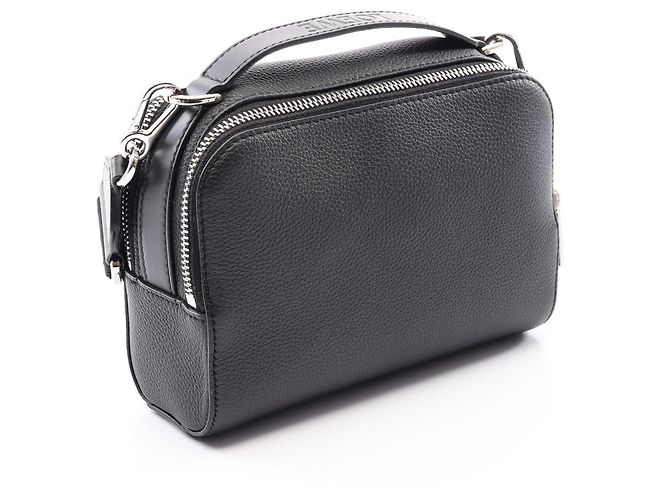Borsa a tracolla camera Loewe in pelle nera Nero - vista 2