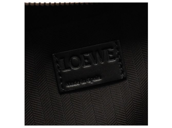 Borsa a tracolla camera Loewe in pelle nera Nero - vista 4
