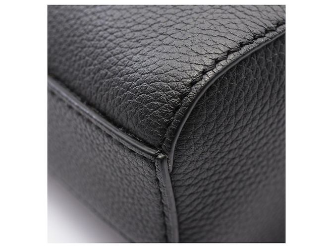 Borsa a tracolla camera Loewe in pelle nera Nero - vista 6
