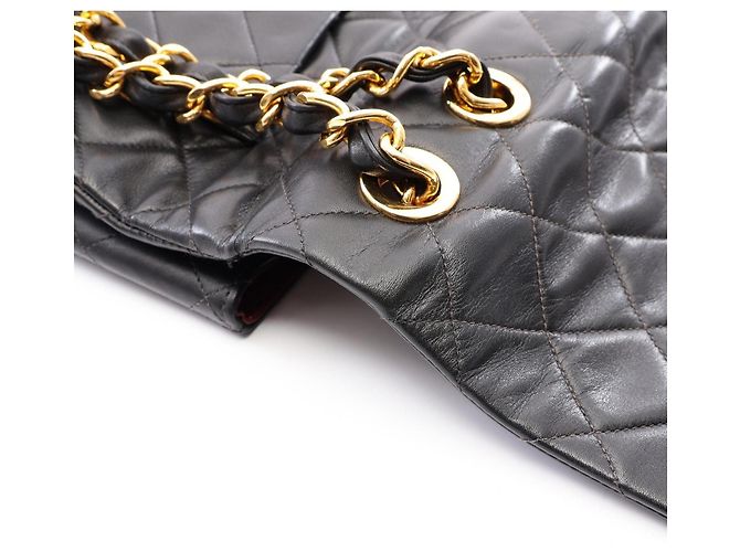 Timeless Borsa a spalla Chanel Large Matelassé 34 Nero - vista 11