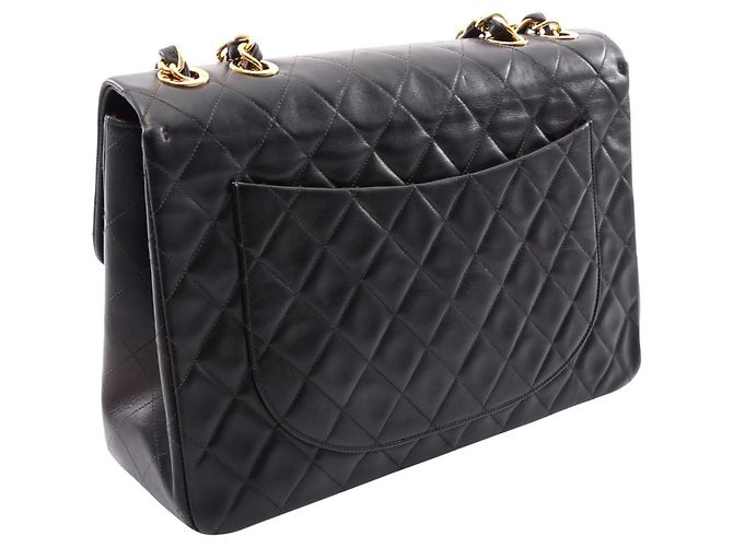 Timeless Borsa a spalla Chanel Large Matelassé 34 Nero - vista 2