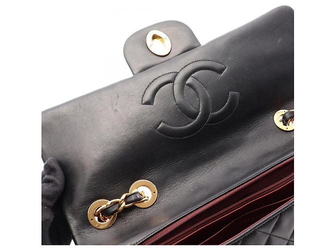 Timeless Borsa a spalla Chanel Large Matelassé 34 Nero - vista 8