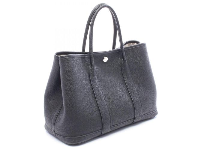 Hermès Borsa Tote Hermes Garden Party TPM Nero - vista 2