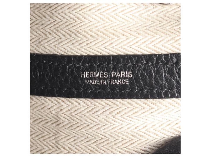 Hermès Borsa Tote Hermes Garden Party TPM Nero - vista 4