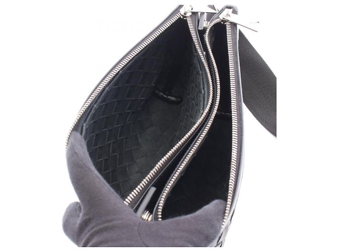 Bolso de hombro Bottega Veneta Intrecciato Duo Negro - vista 3