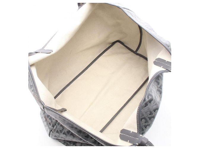 Goyard Saint Louis GM Tote Bag Braun Weiß - Ansicht 3