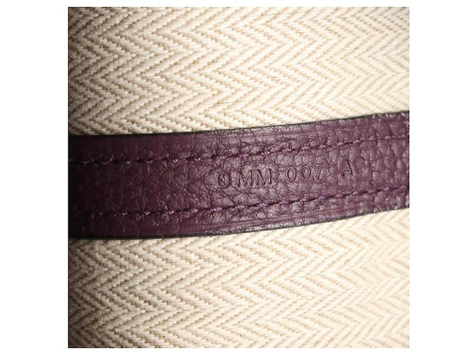 Hermès Bolso Tote Hermes Garden Party TPM Púrpura - vista 5
