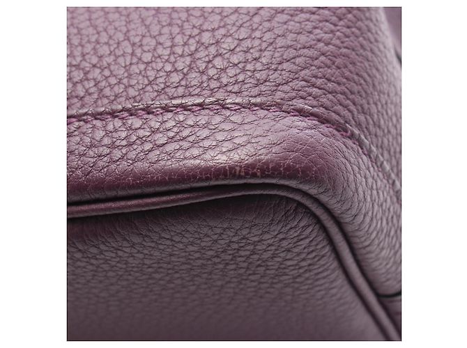 Hermès Bolso Tote Hermes Garden Party TPM Púrpura - vista 6