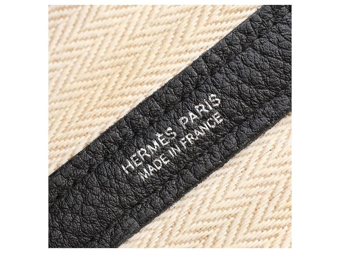 Hermès Borsa Tote Hermes Garden Party PM Nero - vista 4