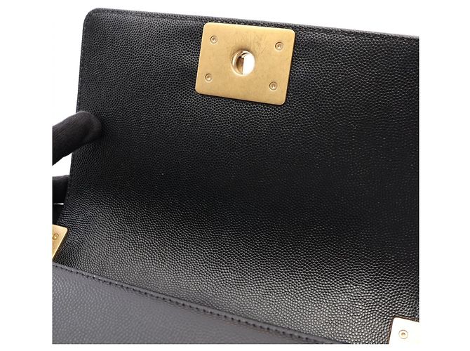 Borsa a tracolla Chanel Boy Small in nero - vista 10