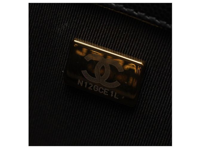 Borsa a tracolla Chanel Boy Small in nero - vista 5