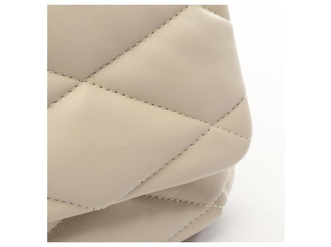 Borsa a tracolla in pelle Yves Saint Laurent Bianco - vista 5