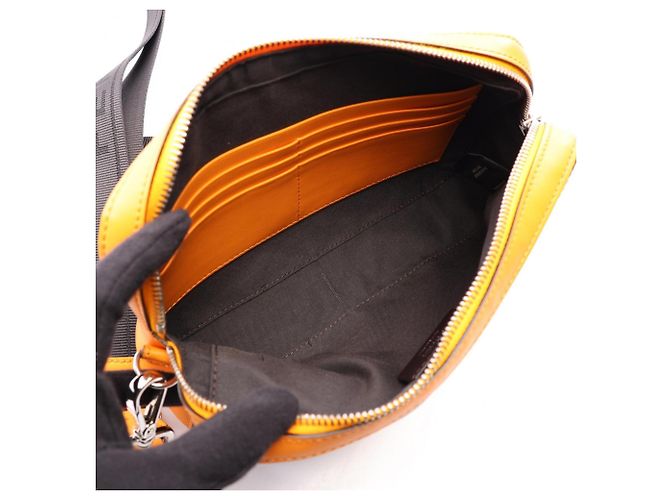 Zucca Fendi Diagonal Camera Case Marrone Arancione - vista 3