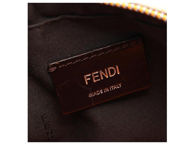 Zucca Fendi Diagonal Camera Case Marrone Arancione - vista 4