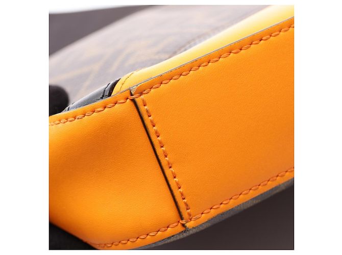 Zucca Fendi Diagonal Camera Case Marrone Arancione - vista 6