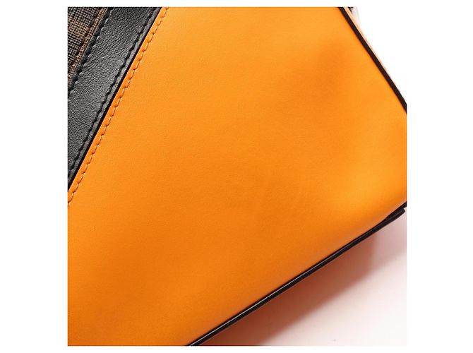 Zucca Fendi Diagonal Camera Case Marrone Arancione - vista 9