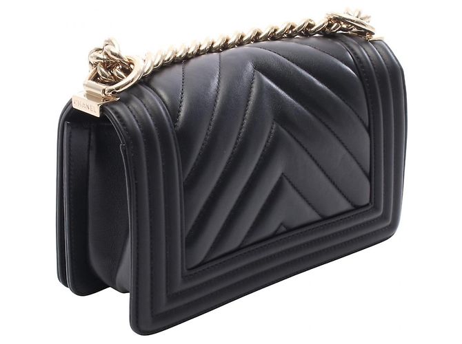 Borsa a tracolla Chanel Boy Small Nero - vista 2
