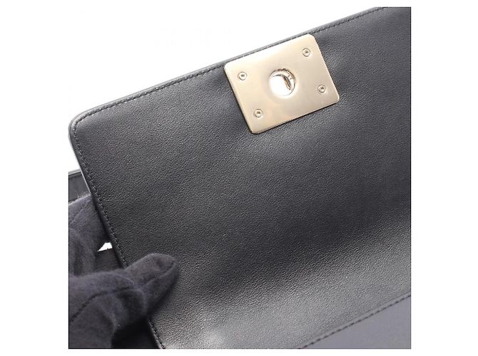 Borsa a tracolla Chanel Boy Small Nero - vista 6