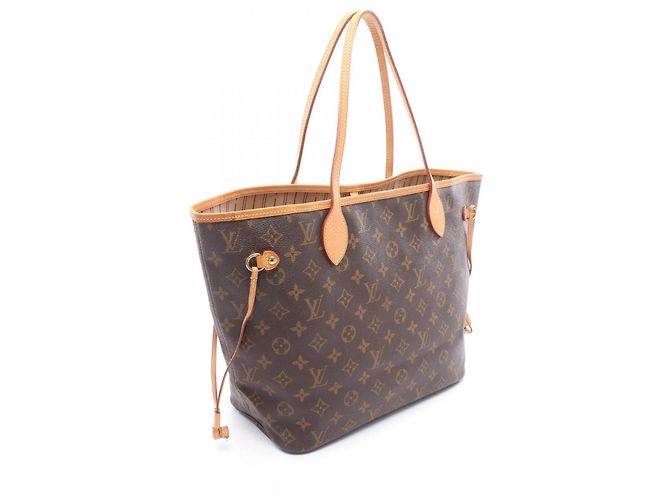 Sac cabas Louis Vuitton Neverfull MM Monogram Marron Monogramme - vue 2