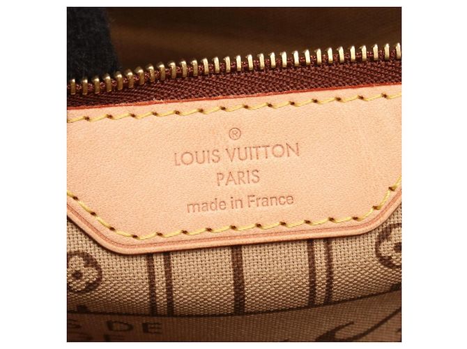 Sac cabas Louis Vuitton Neverfull MM Monogram Marron Monogramme - vue 4