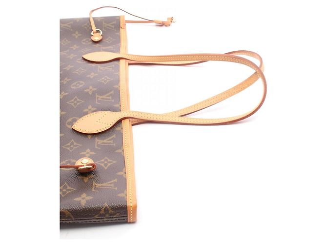 Sac cabas Louis Vuitton Neverfull MM Monogram Marron Monogramme - vue 7