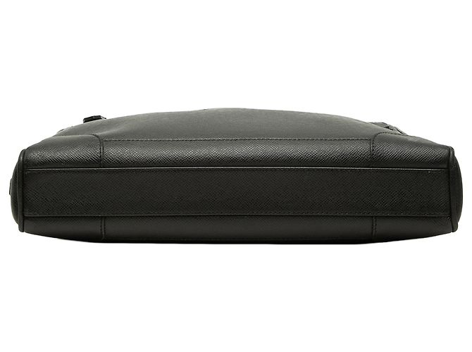 Louis Vuitton Black Taiga Igor Briefcase Negro - vista 3