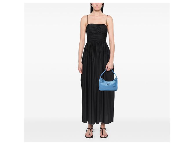 Prada Blue Mini Tessuto Re Edition 2000 Schultertasche Blau - Ansicht 6