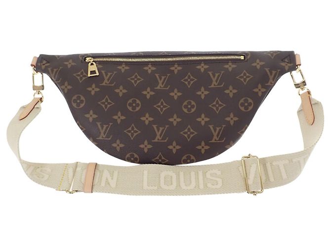 Bumbag Riñonera Louis Vuitton Brown Monogram High Rise Castaño - vista 2