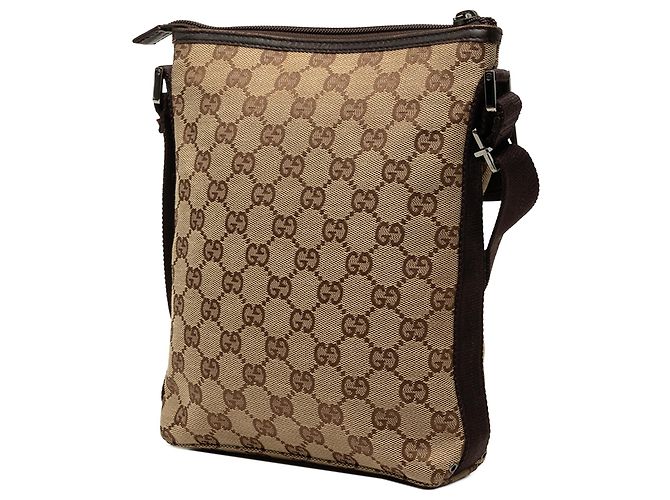 Borsa a tracolla Gucci Jackie in tela GG beige - vista 2