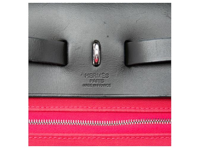 Hermès Pink Toile Herbag Zip 31 Rosa - vista 5