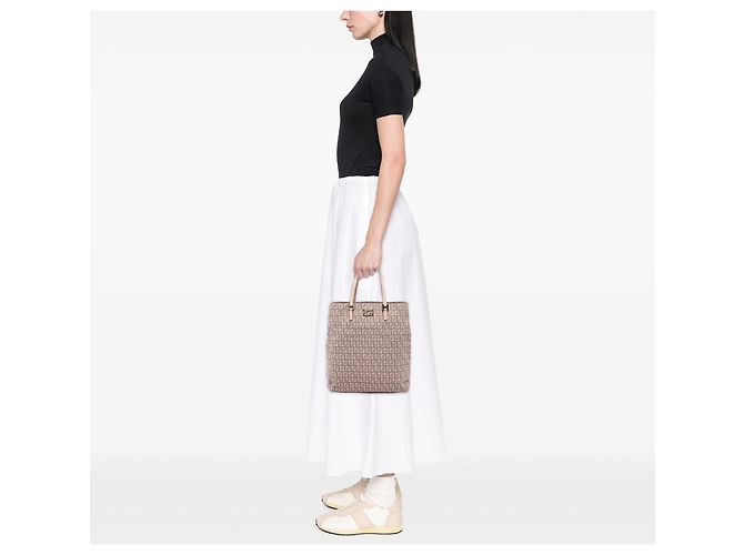 Fendi Zucchino Canvas Tote in Rosa Pink - Ansicht 6
