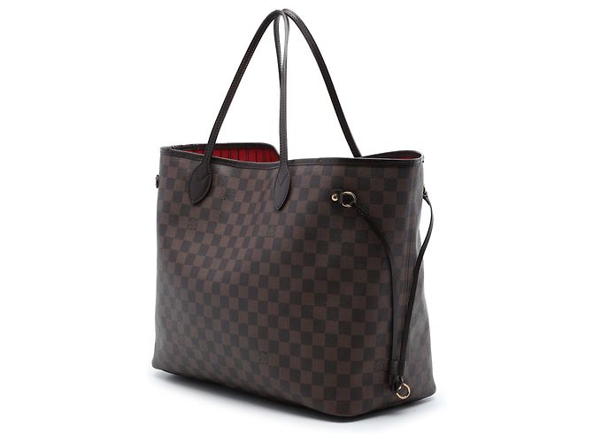Louis Vuitton Brown Damier Ebene Neverfull GM Castaño - vista 2
