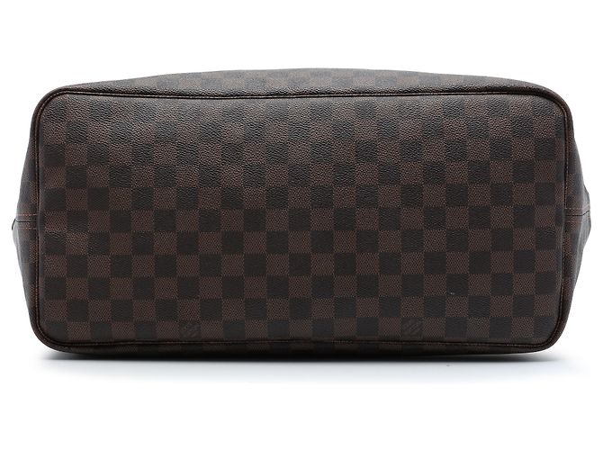 Louis Vuitton Brown Damier Ebene Neverfull GM Castaño - vista 3