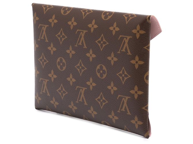 Louis Vuitton Brown Monogram Pochette Kirigami GM Castaño - vista 2