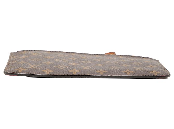 Pouch Louis Vuitton Brown Monogram Neverfull MM Marrone - vista 3